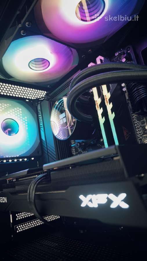 Ryzen 5 9600x Rx 9060 XT Oc 16gb 32g M2 Gold Psu - nuotraukos Nr. 21