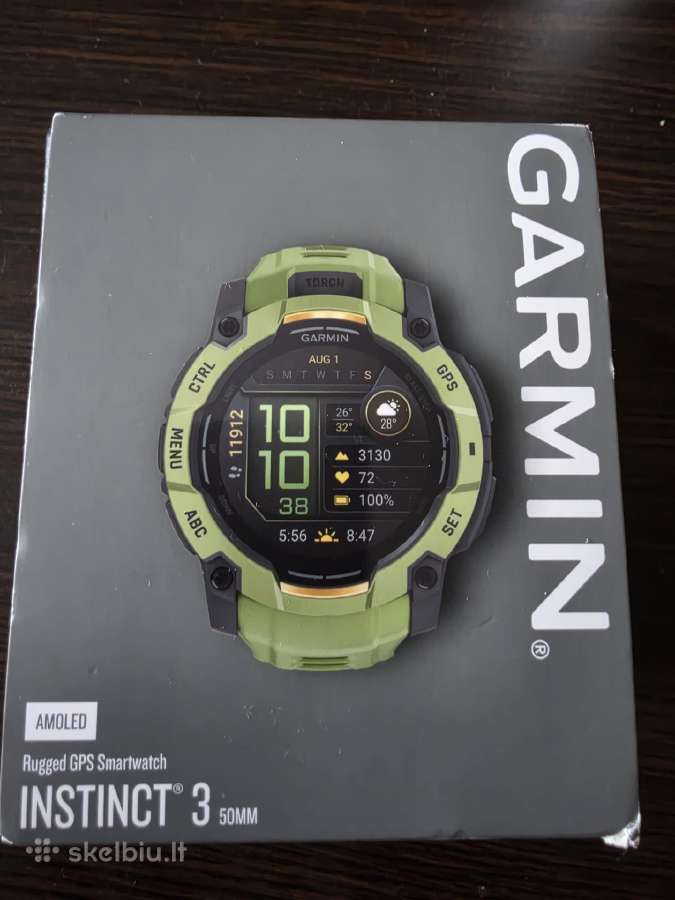 Garmin Instict 3 50mm, Amoled - nuotraukos Nr. 2