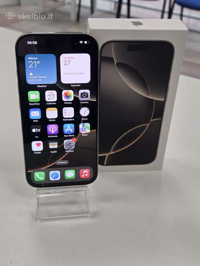 Apple iPhone 16 Pro 128gb - nuotraukos Nr. 2