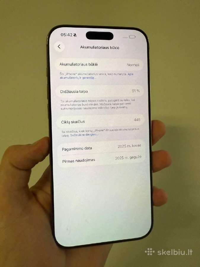 iPhone 16 pro max - nuotraukos Nr. 2