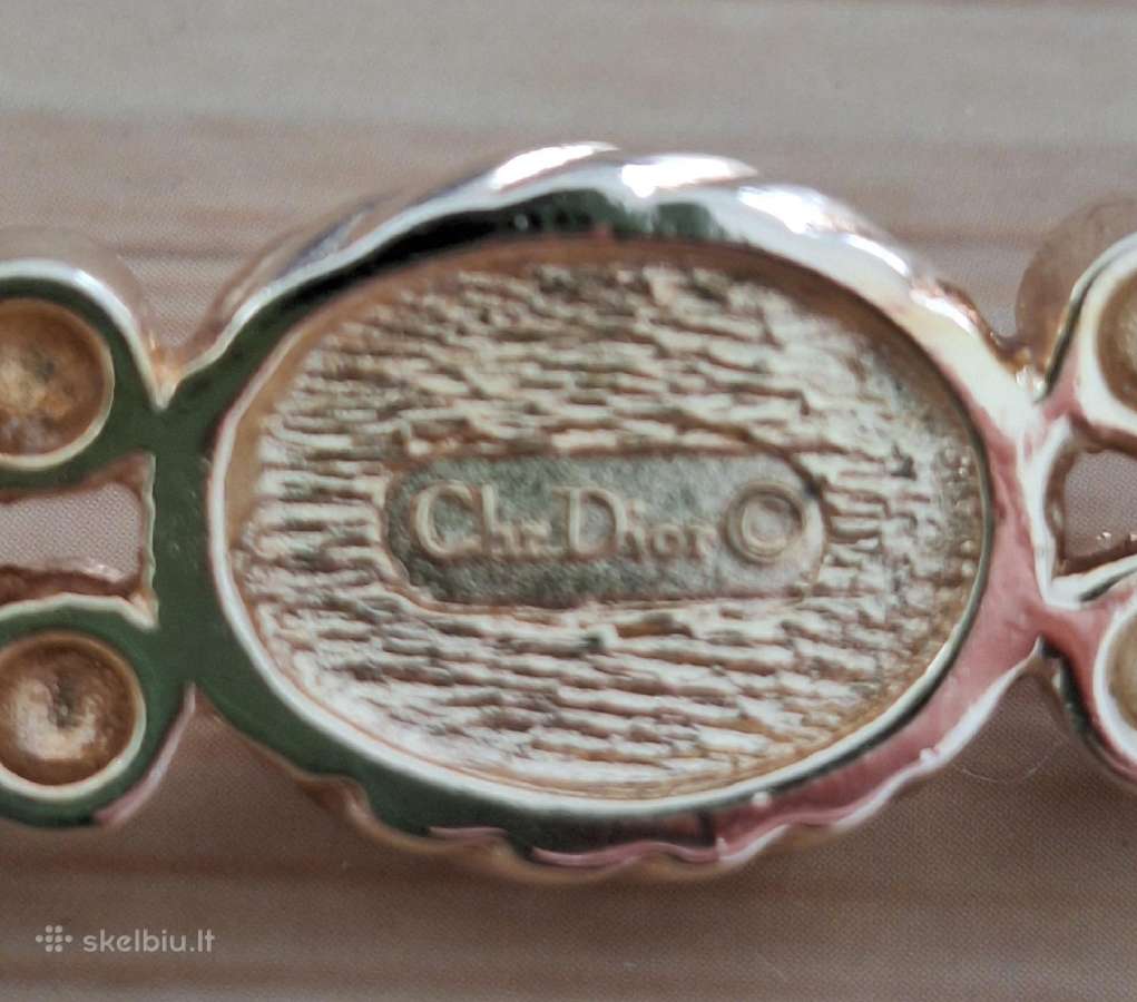 Originali vintažinė Christian Dior sagė (1980 m.) - nuotraukos Nr. 5