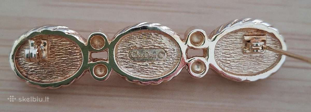 Originali vintažinė Christian Dior sagė (1980 m.) - nuotraukos Nr. 6