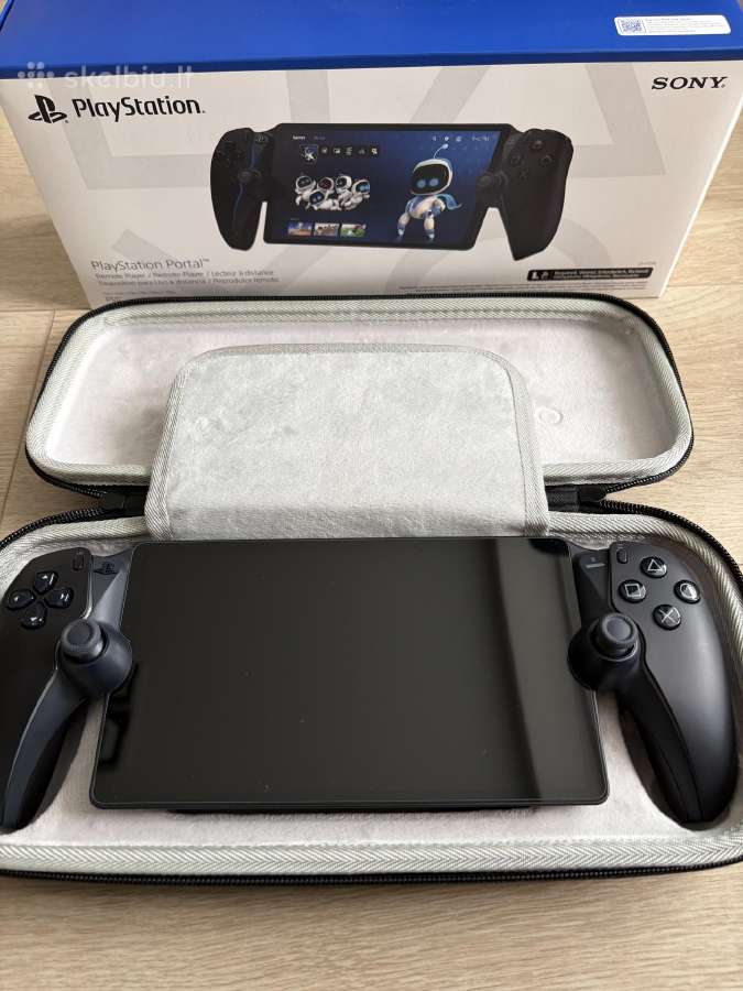 Playstation Portal Black su juodu dėklu ir dėžutė - nuotraukos Nr. 3