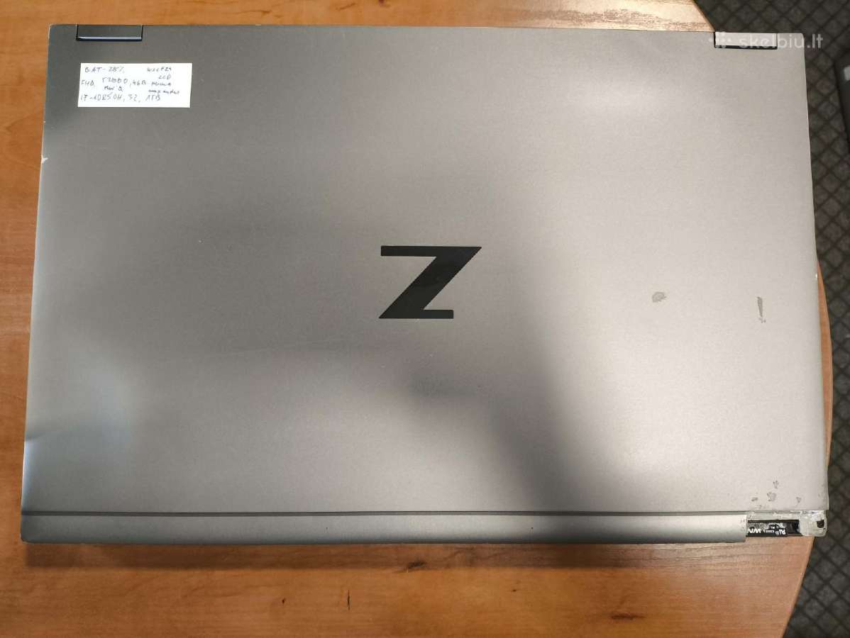Hp Zbook Fury 15 G7 i7-10850h 32gb 1tb SSD 28% - nuotraukos Nr. 3