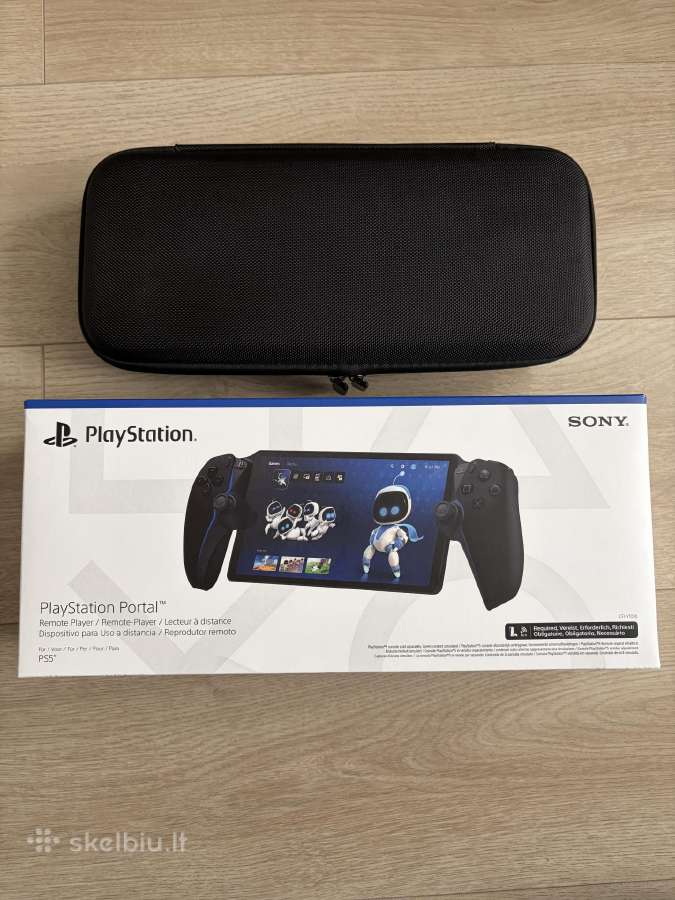 Playstation Portal Black su juodu dėklu ir dėžutė - nuotraukos Nr. 4