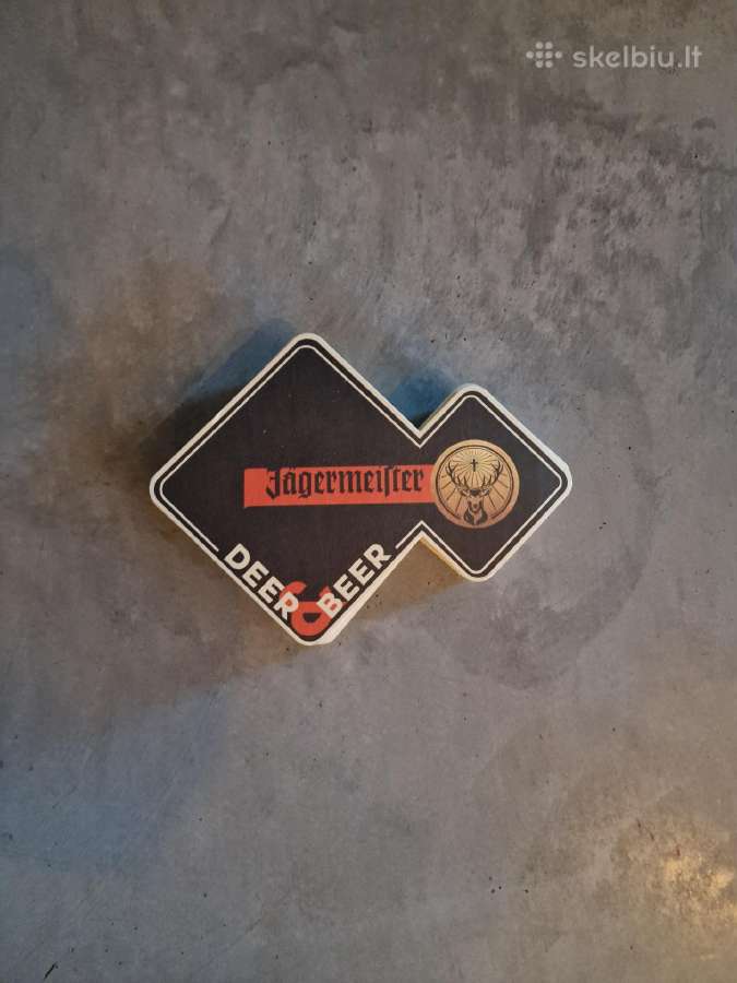 West alaus padėkliukas 19x vnt. Jägermeister 29x - nuotraukos Nr. 6