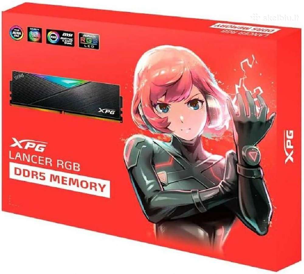 Adata Xpg Lancer Rgb Ddr5 6000mhz 2x 32gb (64gb) - nuotraukos Nr. 5