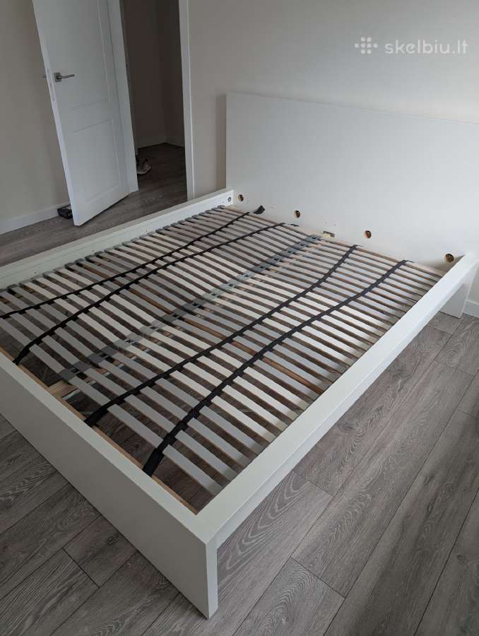 Ikea Malm lovos rėmas su grotelėmis - nuotraukos Nr. 2