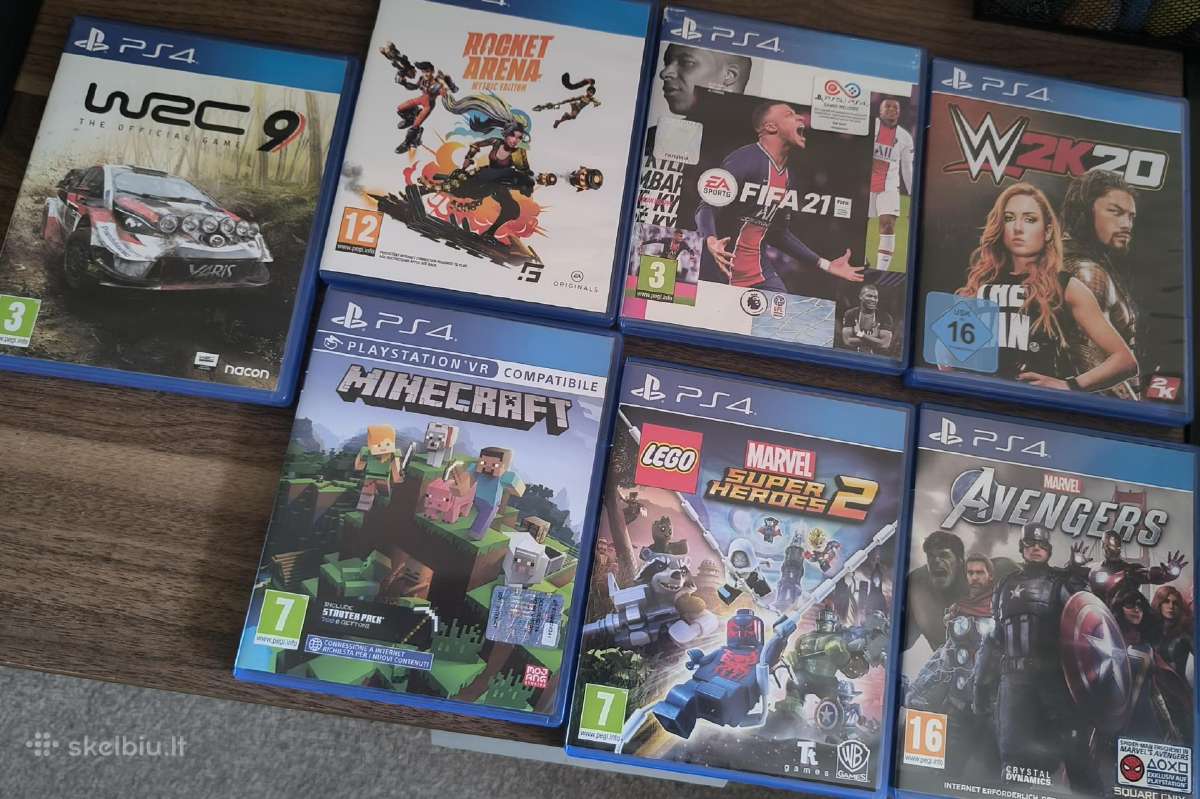 Playstation 4 Slim 1 TB + 2 pultai + 7 žaidimai - nuotraukos Nr. 2