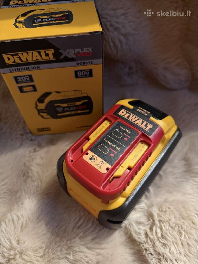 Dewalt Flexvolt 12ah 60v - nuotraukos Nr. 3