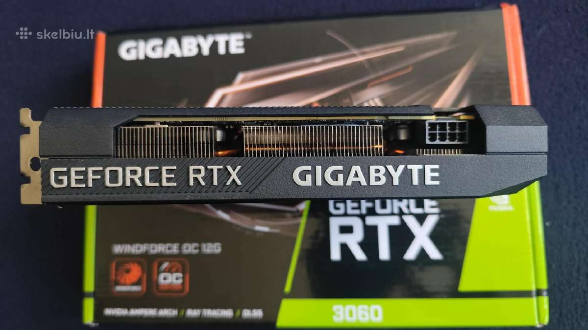 Parduodu Rtx 3060 12gb vaizdo plokštę - nuotraukos Nr. 2
