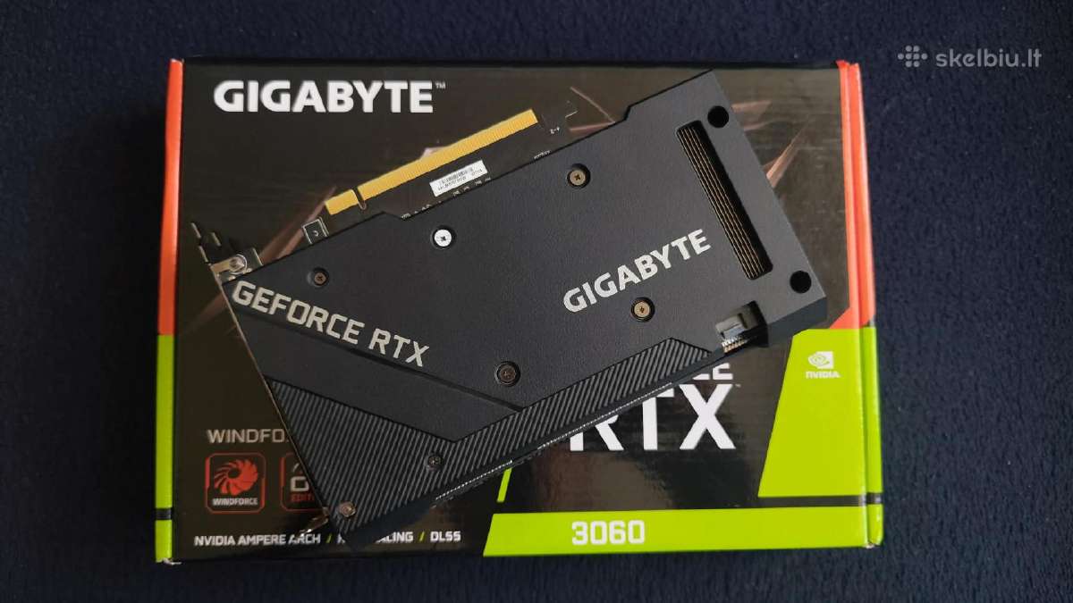 Parduodu Rtx 3060 12gb vaizdo plokštę - nuotraukos Nr. 4