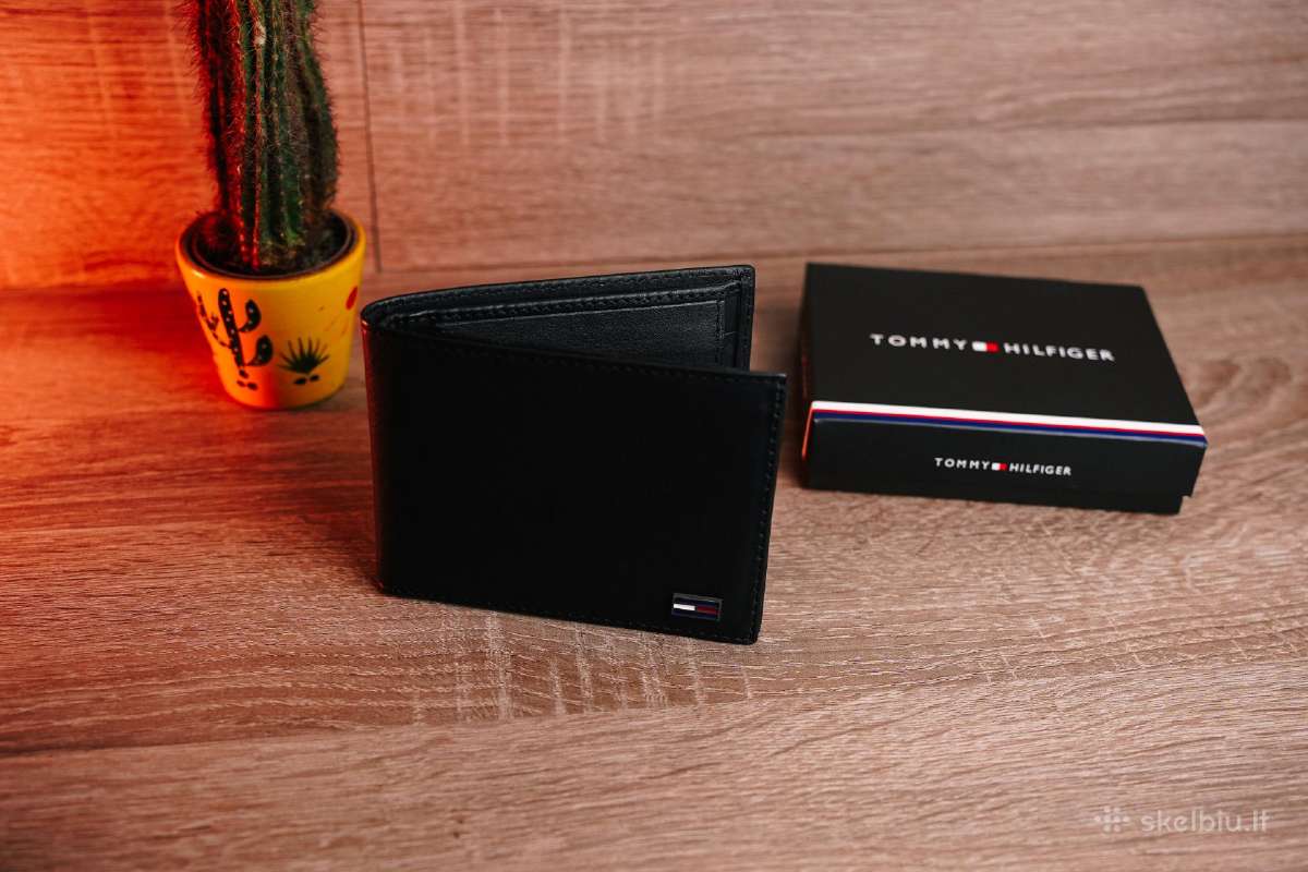Nauja vyriška Tommy Hilfiger odinė piniginė - nuotraukos Nr. 8