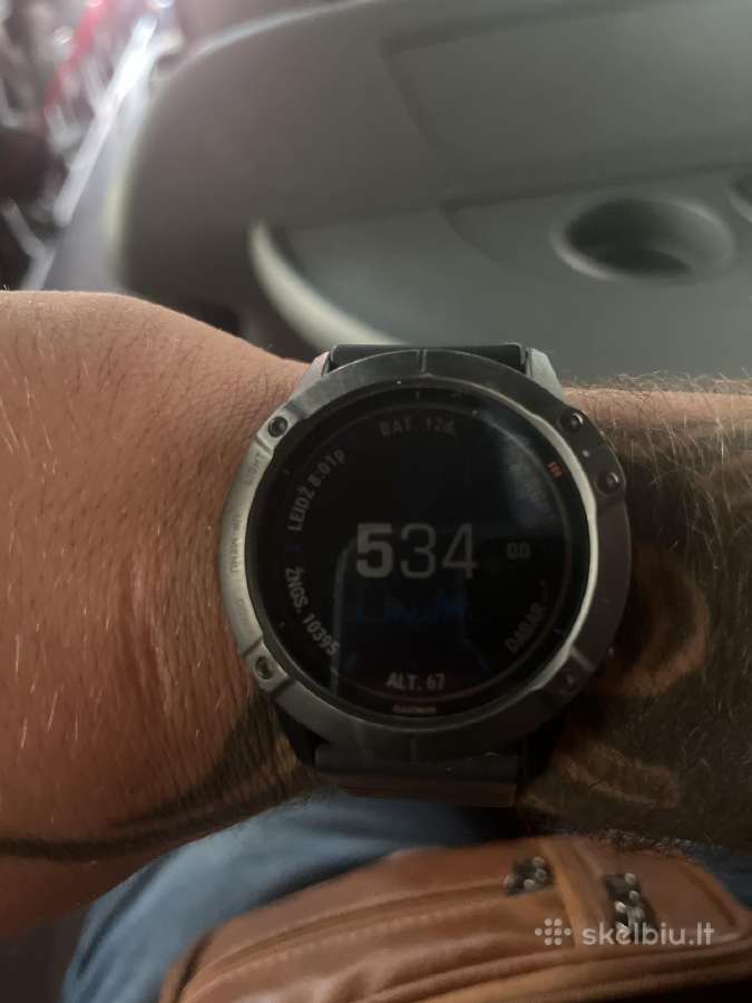 Garmin fenix 6x pro soler - nuotraukos Nr. 2