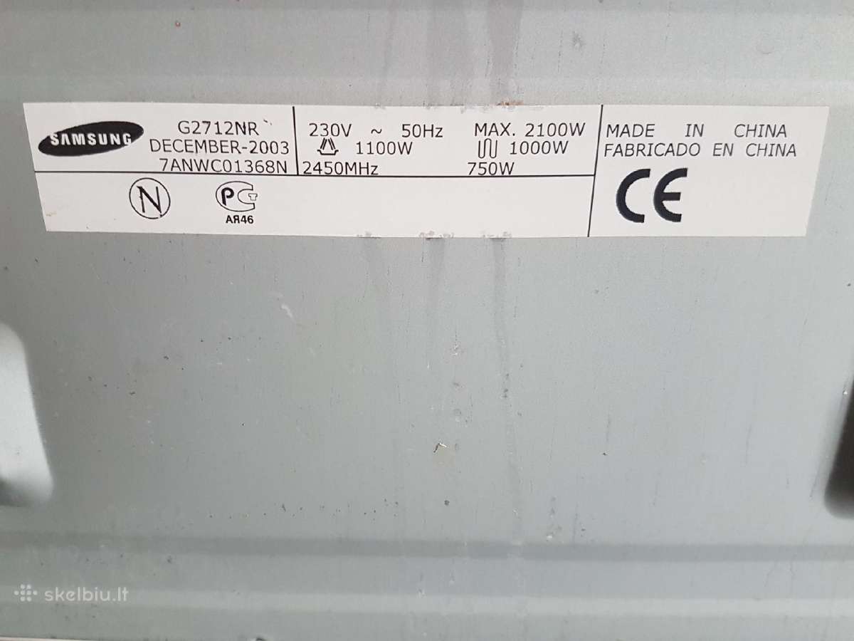 Samsung su griliaus funkcija - nuotraukos Nr. 4