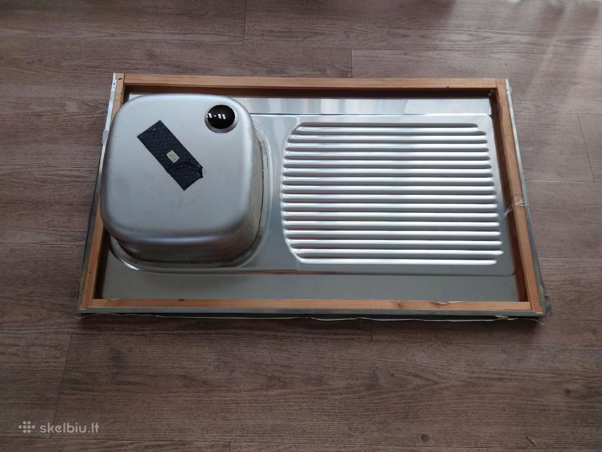 Kriauklė 1000x600 metalinė - nuotraukos Nr. 4