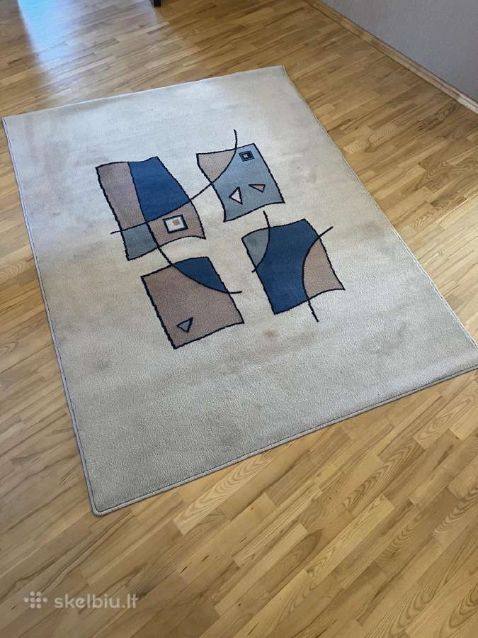 Kilimas 150x200 cm, retro geometrinis raštas - nuotraukos Nr. 5