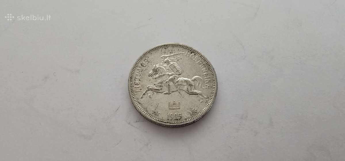 1925 5 litai labai geros bukles - nuotraukos Nr. 2