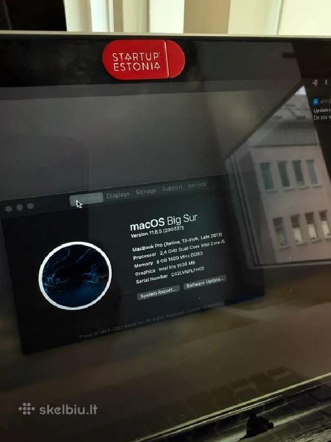 MacBook Pro Retina 13-inch, Late 2013 - 8 GB RAM / - nuotraukos Nr. 7