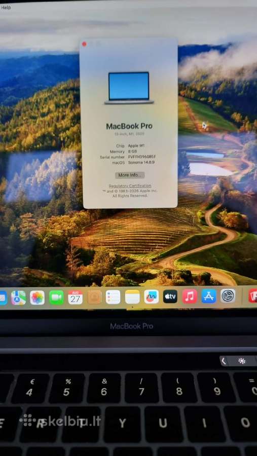 MacBook Pro M1 500gb - nuotraukos Nr. 4