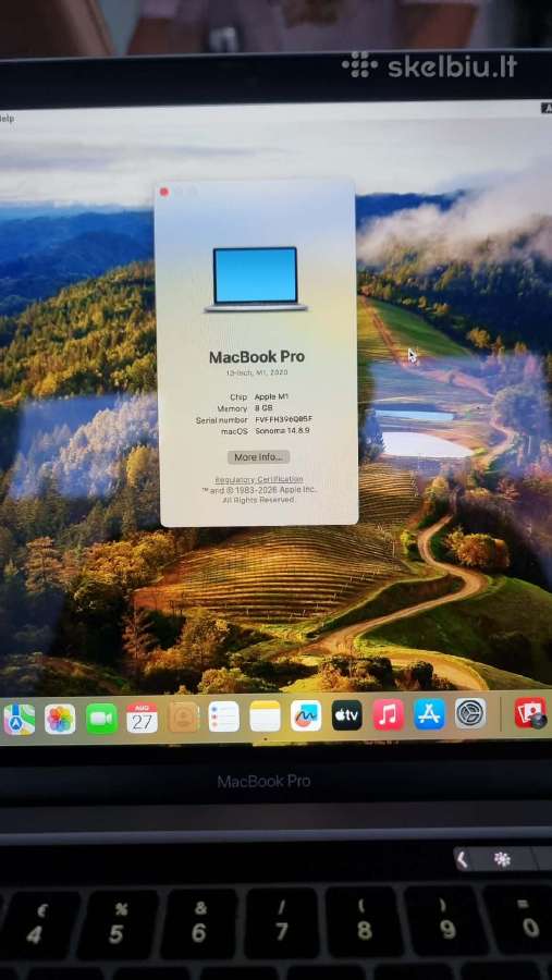 MacBook Pro M1 500gb - nuotraukos Nr. 5