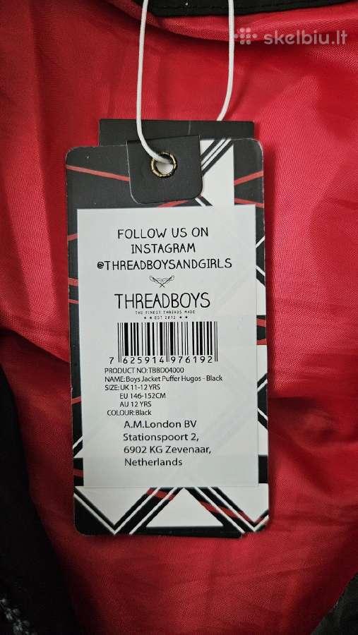 Striukė žieminė Threadboys vaikiška Dydis-146/152 - nuotraukos Nr. 5