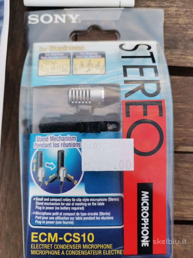Originalus Nenaudotas mikrofonas Sony Ecm-sc10 - nuotraukos Nr. 3
