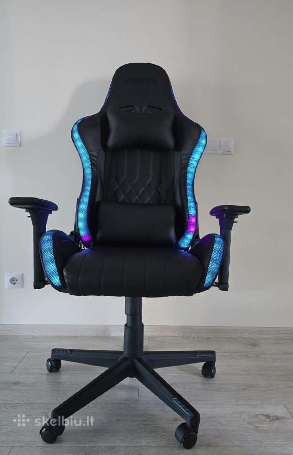Žaidimų kėdė su LED Ranum - nuotraukos Nr. 6