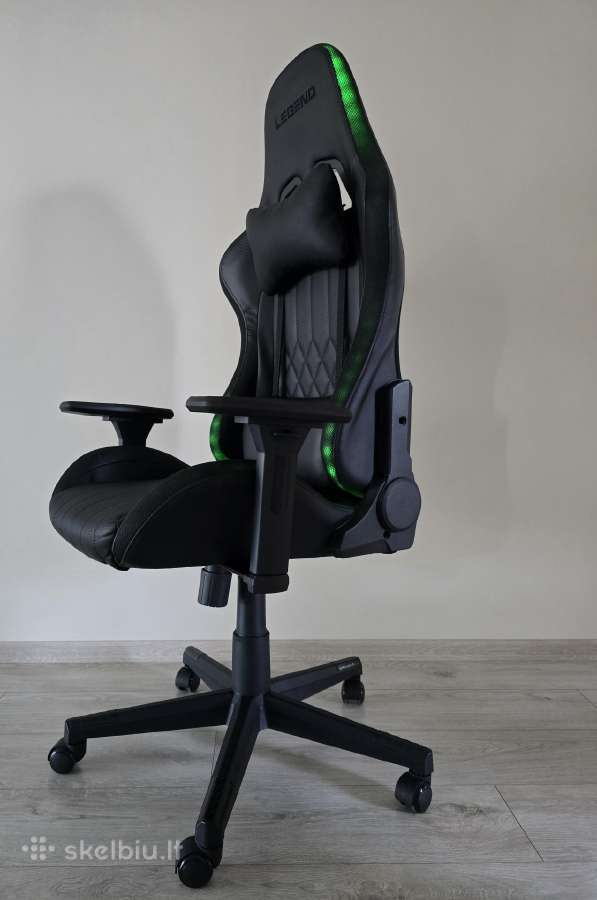 Žaidimų kėdė su LED Ranum - nuotraukos Nr. 8