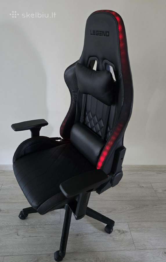 Žaidimų kėdė su LED Ranum - nuotraukos Nr. 9