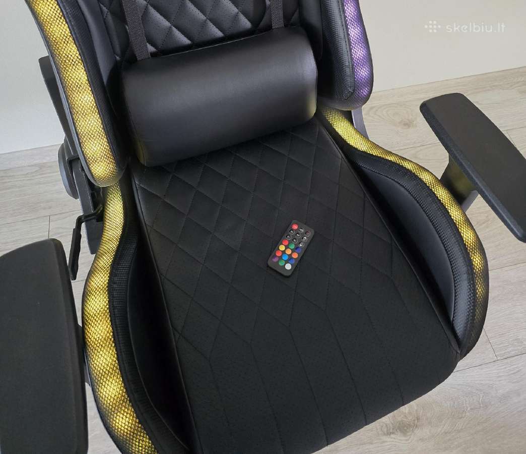 Žaidimų kėdė su LED Ranum - nuotraukos Nr. 15