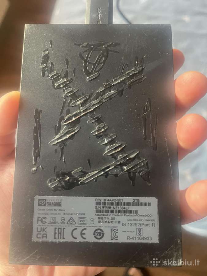 Parduodu xboksui one 2tb papildoma diska - nuotraukos Nr. 3