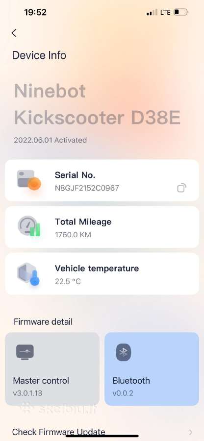 Segway Ninebot D38e - nuotraukos Nr. 5