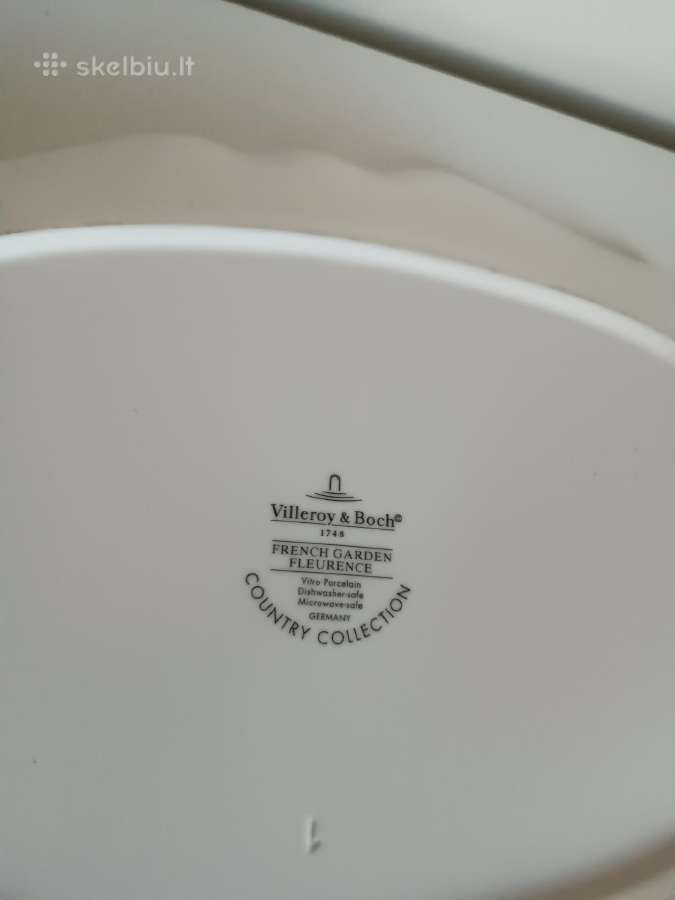 Vintažinė porcelianinė lėkštė Villeroy&boch - nuotraukos Nr. 5