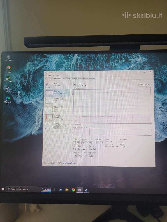 Kompiuteris 1050ti, ir, 16gb RAM - nuotraukos Nr. 9