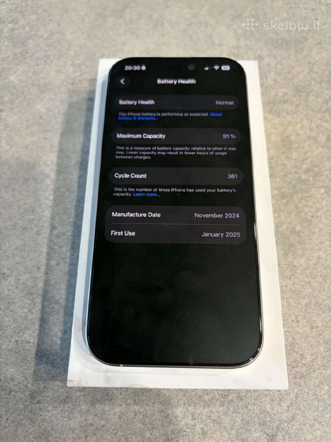 iPhone 16 Pro 128gb - nuotraukos Nr. 9