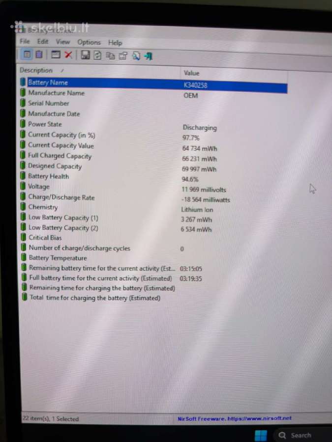 Asus Vivobook S 15 Oled 2.8k 120hz Ryzen 7 5800h - nuotraukos Nr. 9