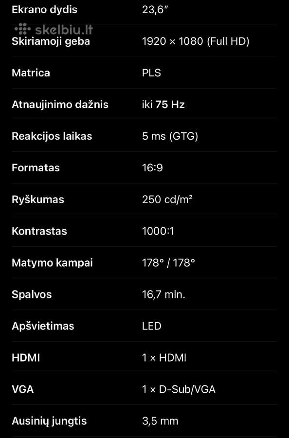 Samsung monitorius - nuotraukos Nr. 3