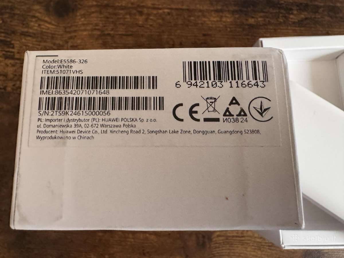 Huawei 4G Mobile WiFi 5 (e5586-326) kaip naujas - nuotraukos Nr. 5