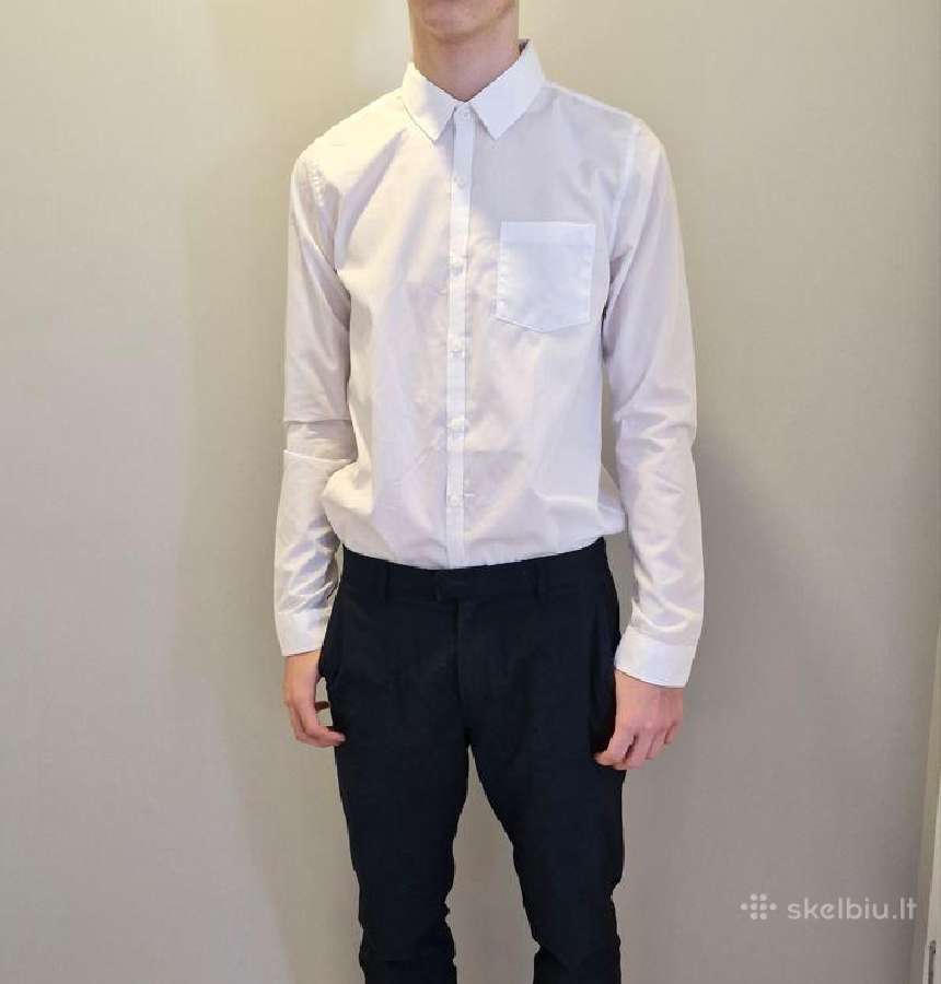 Balti Next marškiniai 182cm 17m - nuotraukos Nr. 2