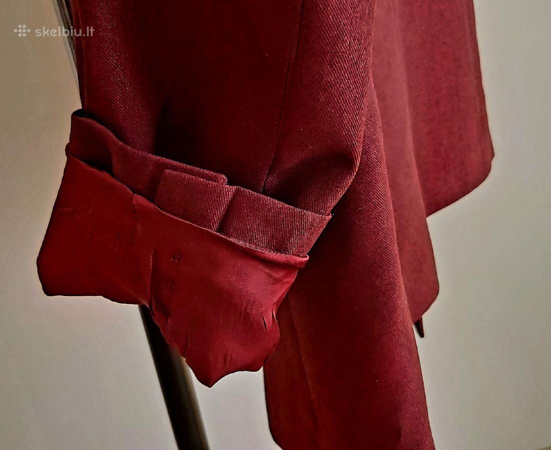 Vyriškas bordo dvieilis švarkas, 48 dydis – 30 € - nuotraukos Nr. 7