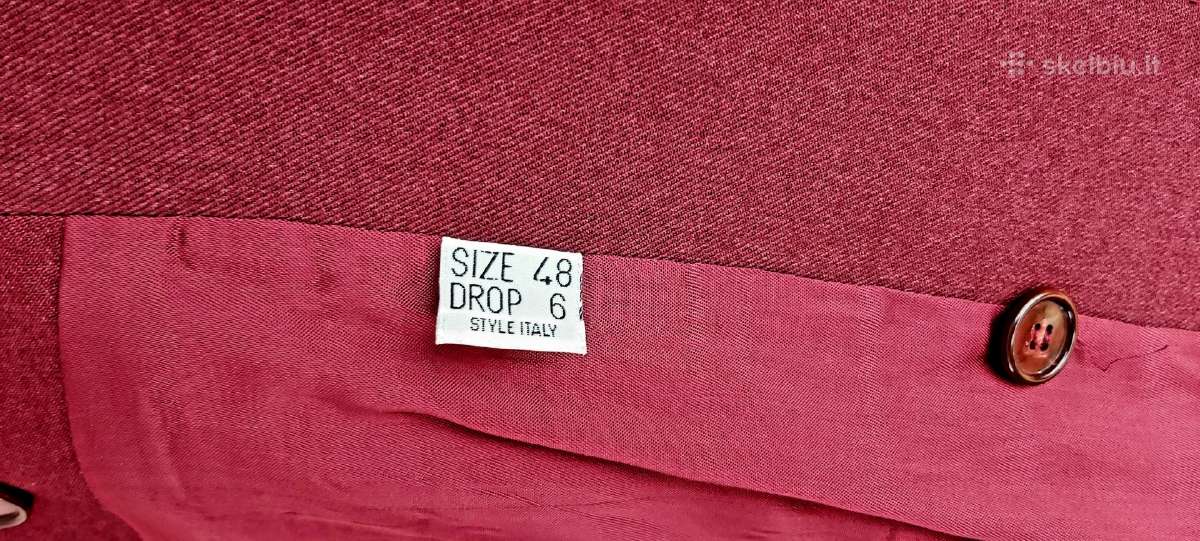 Vyriškas bordo dvieilis švarkas, 48 dydis – 30 € - nuotraukos Nr. 8