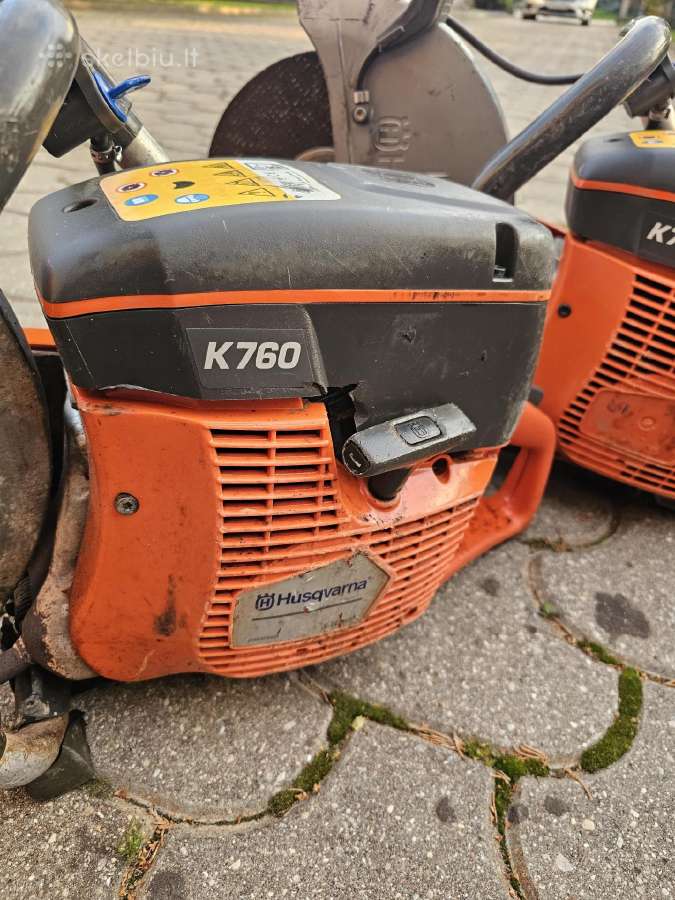Stihl Ts410 Ir Husqvarna K770/760 Benzino Pjuklai - nuotraukos Nr. 2