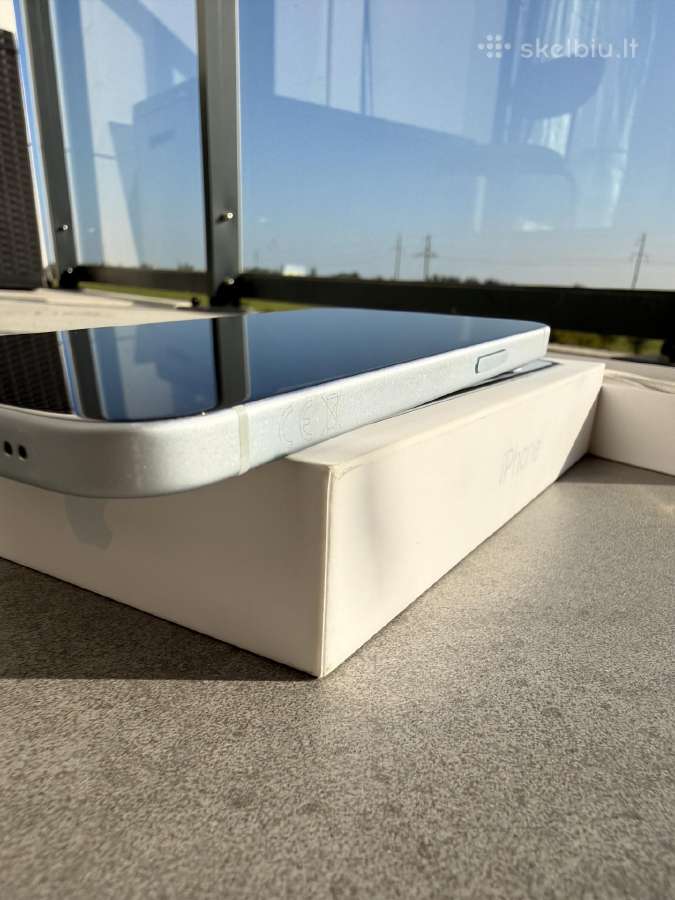 iPhone 15 blue 128gb 86% baterija - nuotraukos Nr. 5