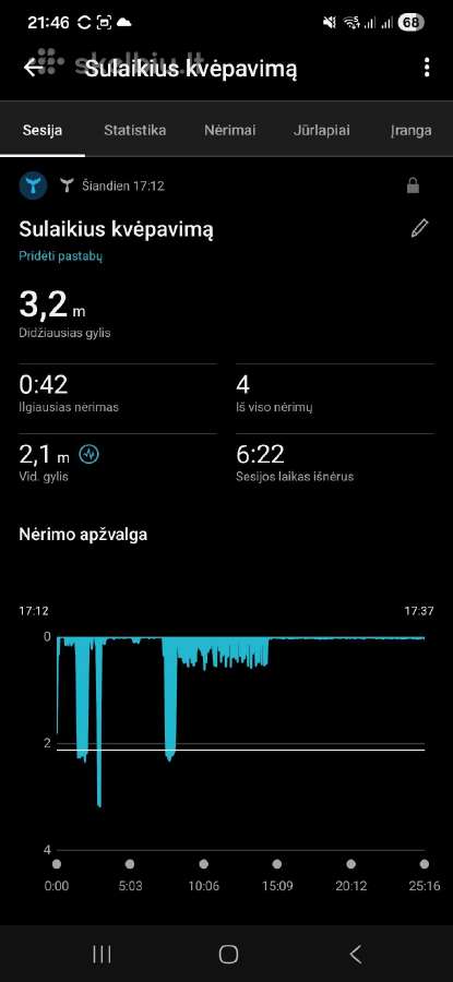 Garmin descent g1 nardymo kompiuteris - nuotraukos Nr. 11