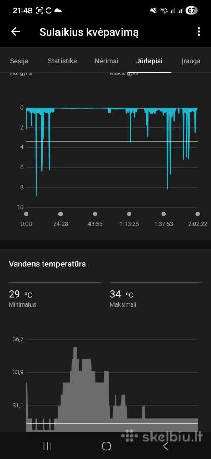 Garmin descent g1 nardymo kompiuteris - nuotraukos Nr. 13