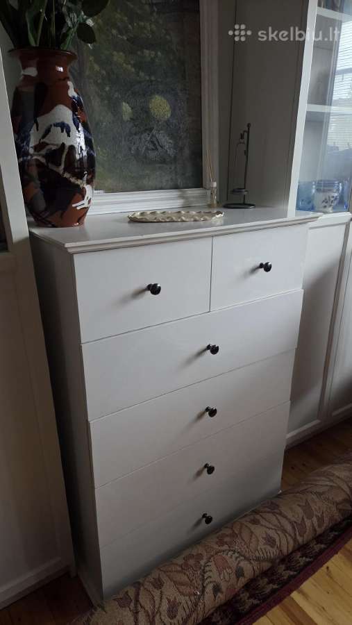 2 Ikea indaujos-knygų spintos + komoda - nuotraukos Nr. 5