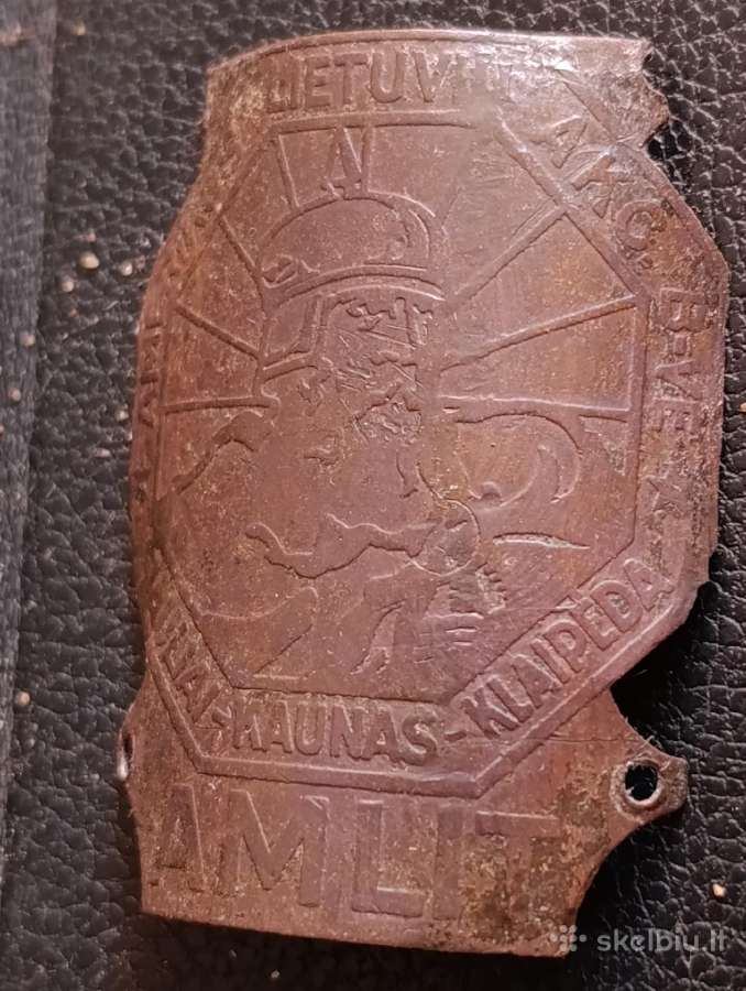 Tarpukario dviračio emblema Amlit ir kitą - nuotraukos Nr. 3