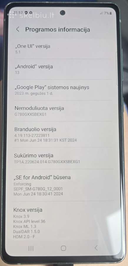 Samsung galaxy S20 Fe - nuotraukos Nr. 6