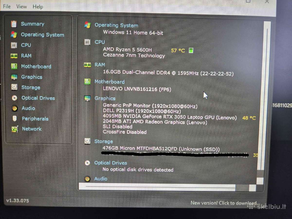 Lenovo Ideapad Gaming 3 - nuotraukos Nr. 2